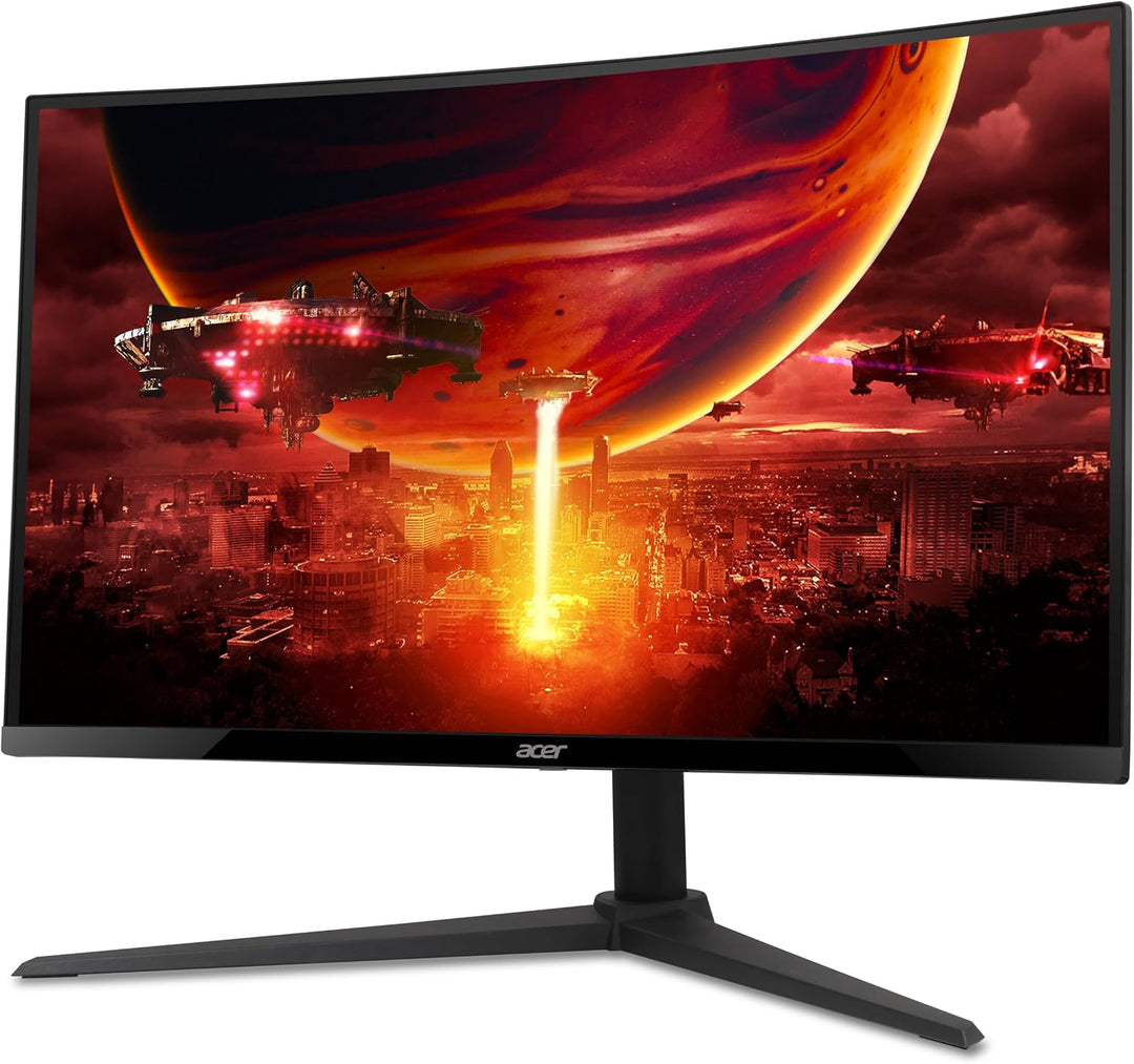 acer Nitro Monitor de juegos curvo de 27 pulgadas 1500R sin marco F...