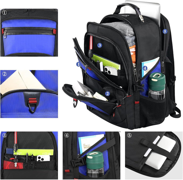Z-MGKISS Mochila para portátil de viaje para juegos, compatible con...