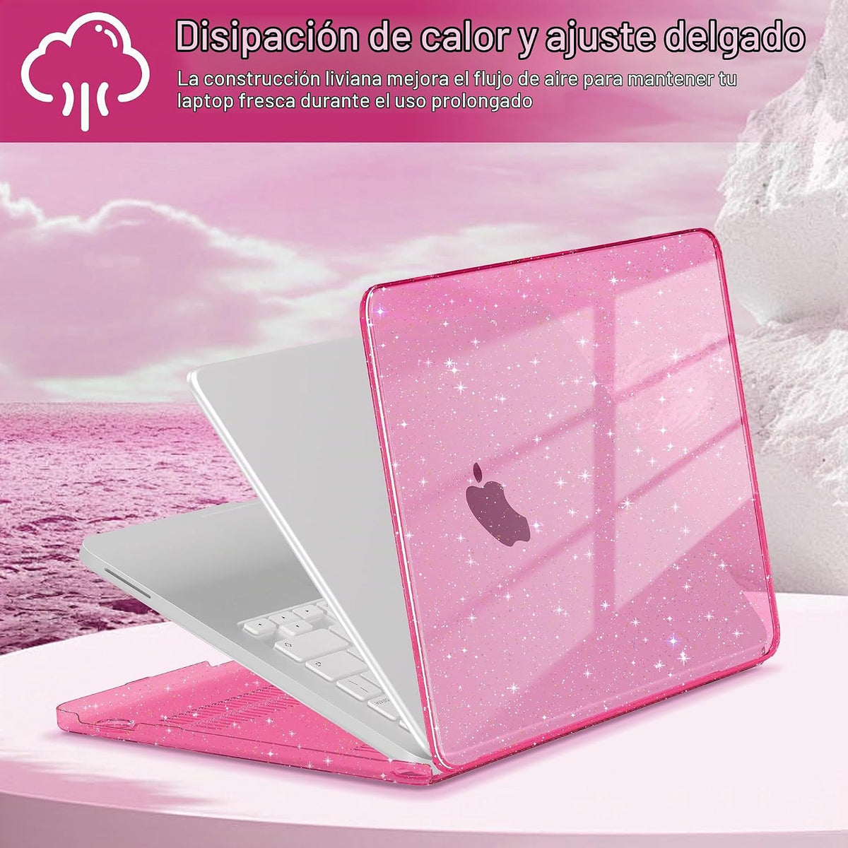 Teryeefi Funda Gltter para MacBook Neo de 13 pulgadas 2026 (A18 Pro...