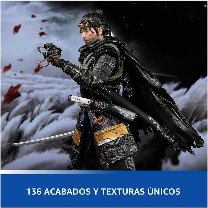 PlayStation, Ghost of Tsushima, figura de acción samurái Jin Sakai...