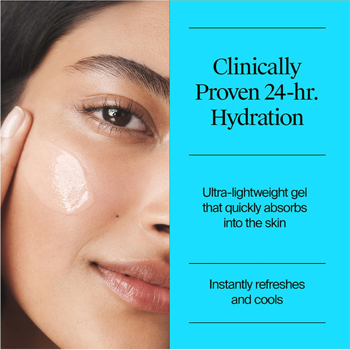 Neutrogena Hydro Boost Gel de Agua, Hidratante Facial con Ácido Hia...