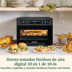 Cuisinart Horno tostador digital con freidora de aire, tamaño familiar 10