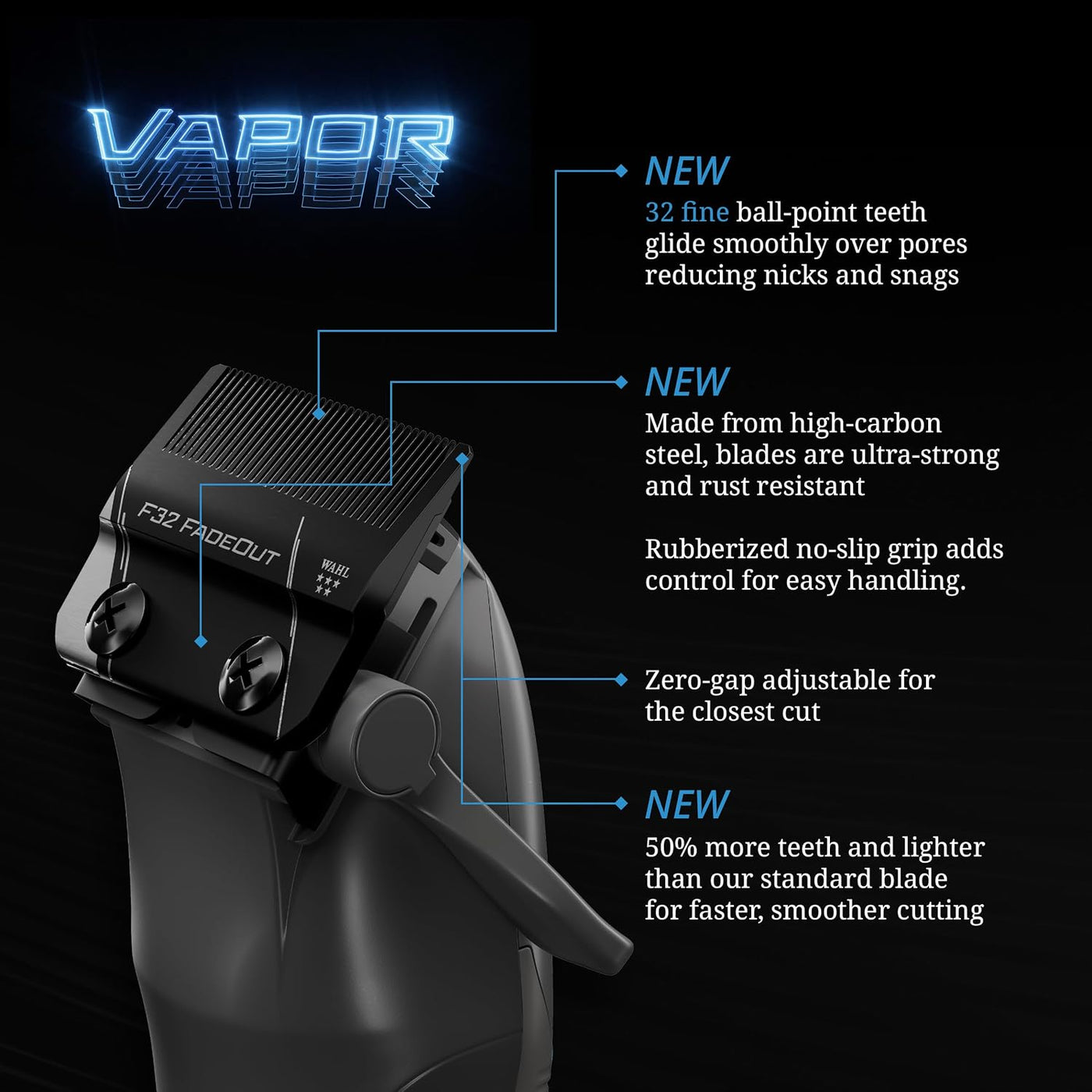Wahl Professional Cortadora de Vapor de 5 Estrellas con Cuchilla Aj...