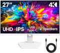CRUA - Monitor de computadora IPS 4K UHD 60Hz de 27 pulgadas, tipo...