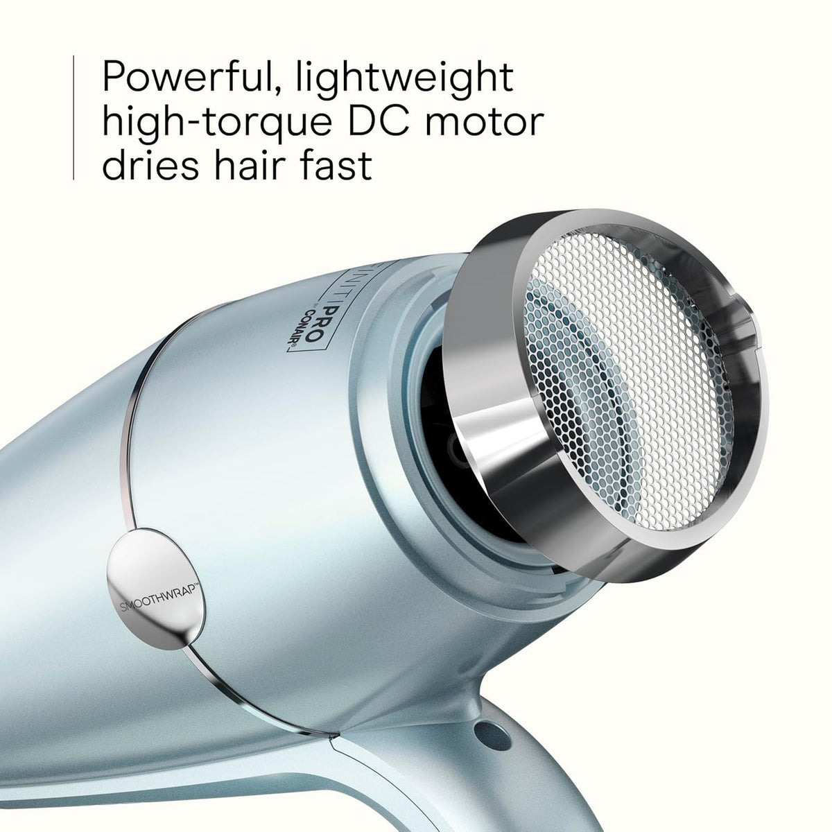 INFINITI PRO CONAIR SmoothWrap Secador de Cabello, Secador con Acce...