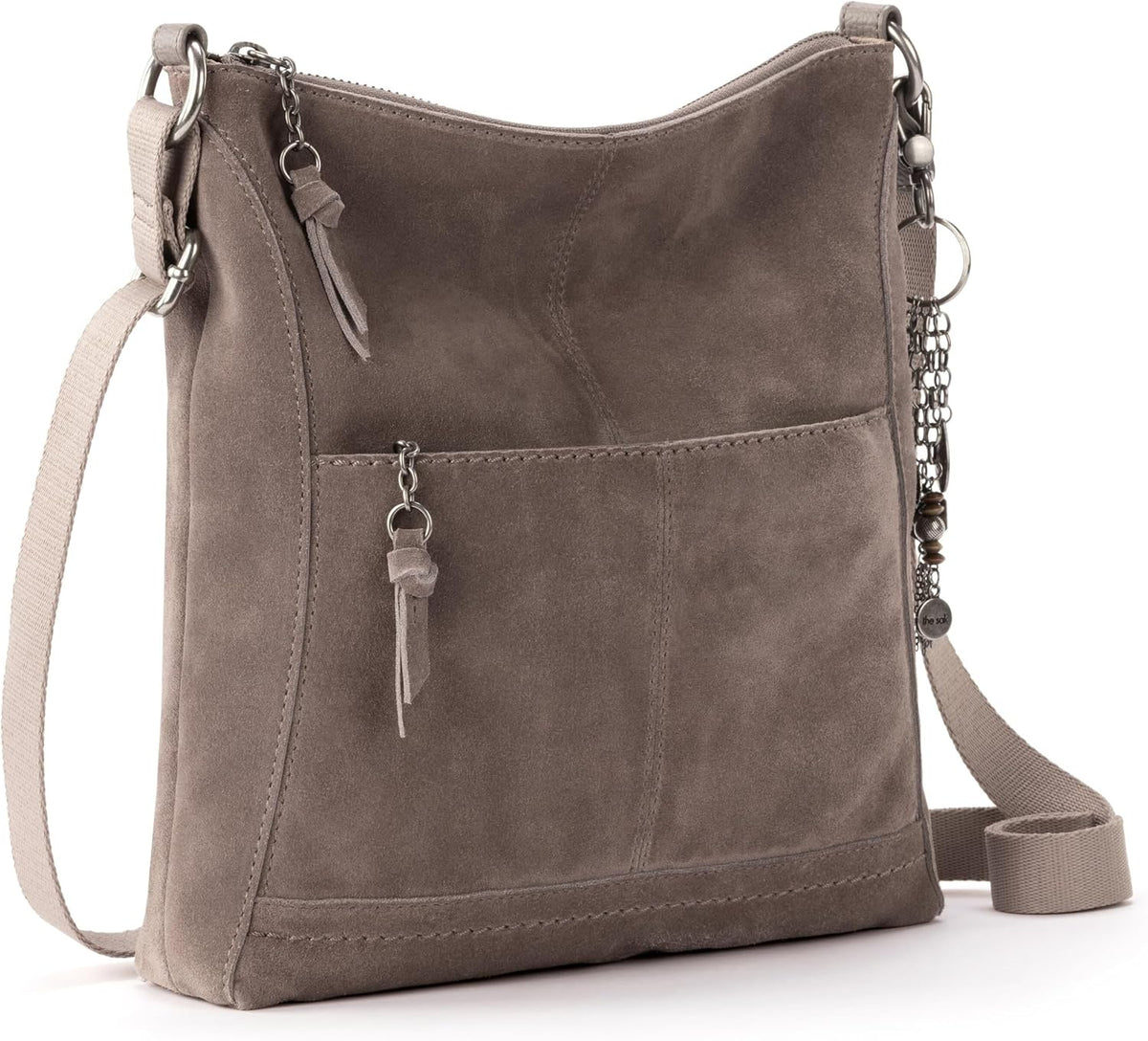 The Sak Lucia - Bolso bandolera de piel convertible con correa ajustable