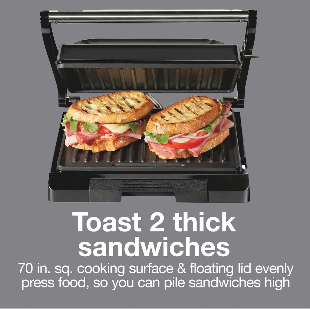 Proctor Silex Panini Press - Parrilla para sándwiches y parrilla eléctrica