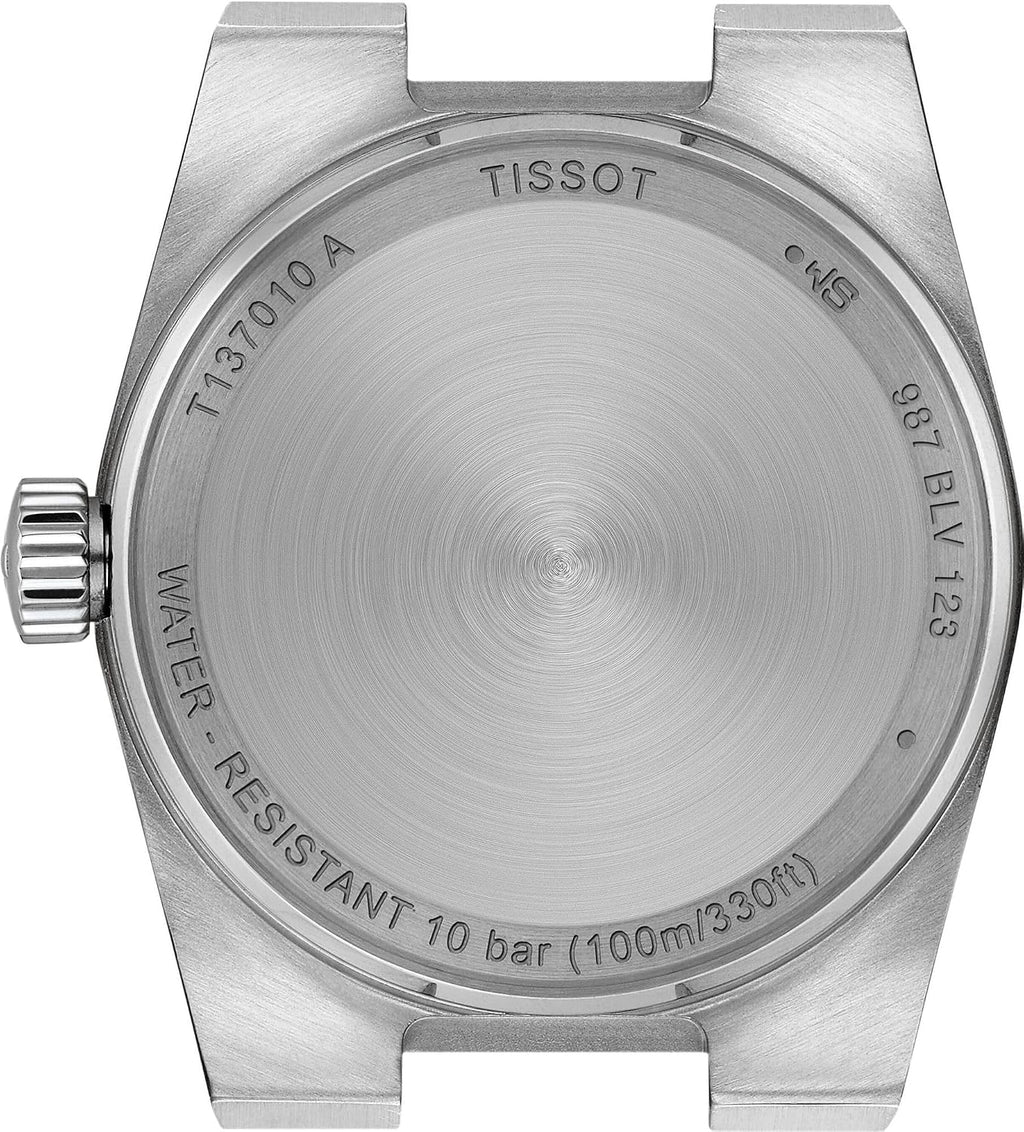 Tissot PRX, cuarzo suizo, 0.984 en, esfera azul hielo, reloj para mujer