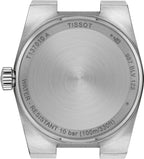 Tissot PRX, cuarzo suizo, 0.984 en, esfera azul hielo, reloj para mujer