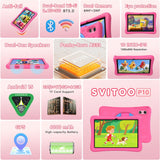 SVITOO Tablet para niños de 10 pulgadas, tabletas Android para niño...