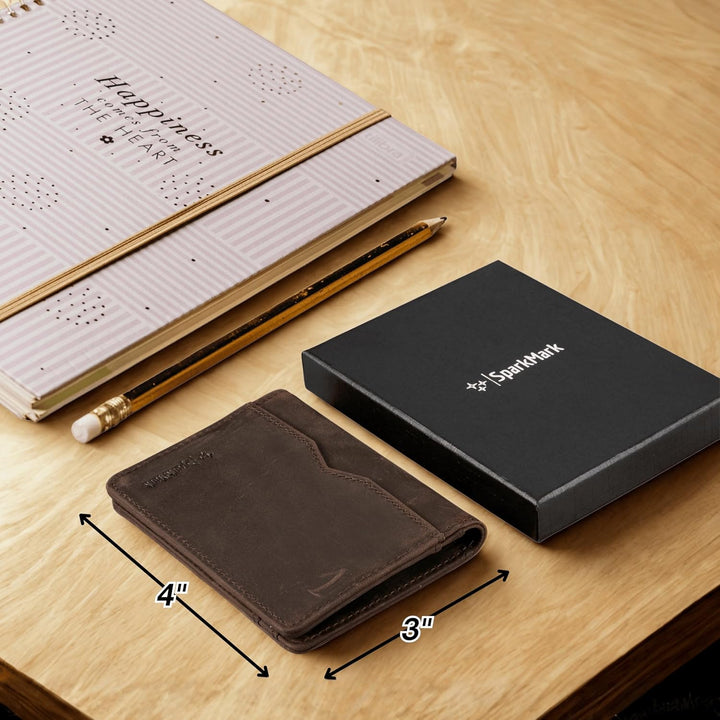 SparkMark Cartera delgada con bloqueo RFID para hombres | Cartera d...