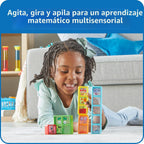 hand2mind Numberblocks Botellas Sensoriales del Uno al Cinco