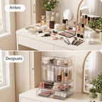 Cajones de almacenamiento apilables transparentes: cubos