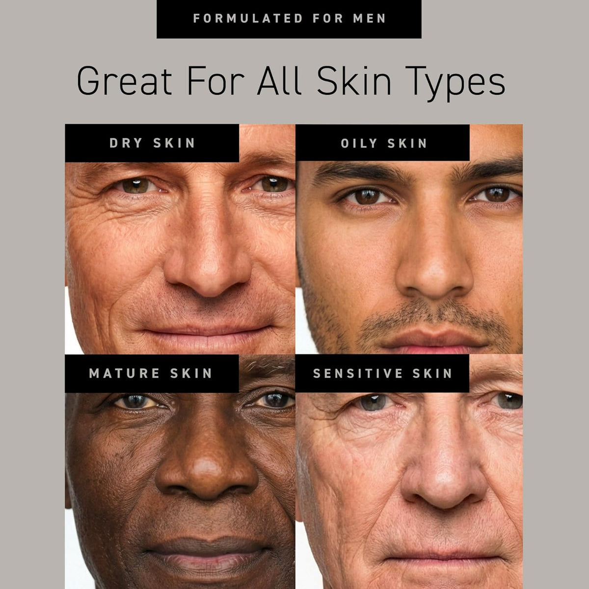 Crema revitalizadora antiedad para hombres Brickell Men's, anti...