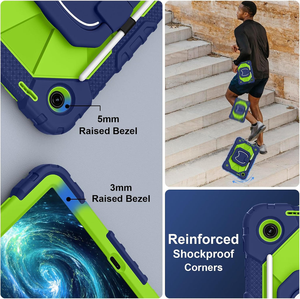 Funda para T-Mobile Revvl Tab 2 de 10.1 pulgadas 2025, verde marino