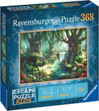Ravensburger Escape Kids Puzzle - Whispering Woods - Rompecabezas de 368 piezas para niños - 12957 - Una experiencia de sala de escape en forma de rompecabezas