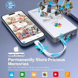 iDiskk App-le - Disco duro externo certificado de 1 TB para iPhone,...