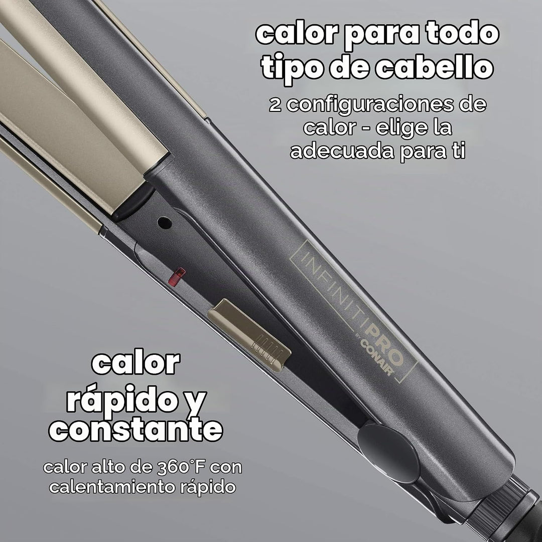 INFINITIPRO BY Conair 2 en 1 Styler, rizar o alisar con 1 herramienta