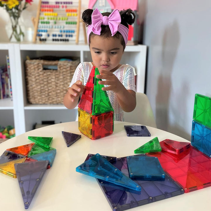 MAGNA-TILES Juego clásico de construcción magnética de 32