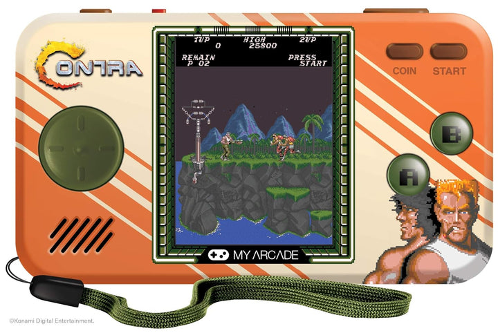 My Arcade Contra Pocket Player 2 en 1, Contra y Super Contra, enlac...