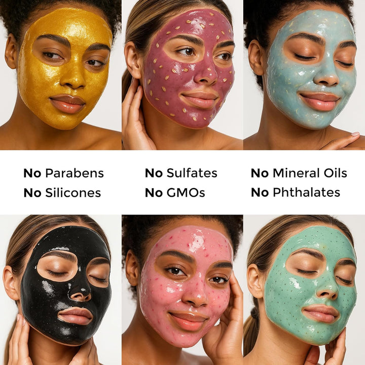 GEMSKIN Mascarilla de gelatina para tratamientos faciales despegabl...