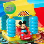 Disney Junior Mickey Mouse Stow 'n Go Garage Figura y juego de vehículo
