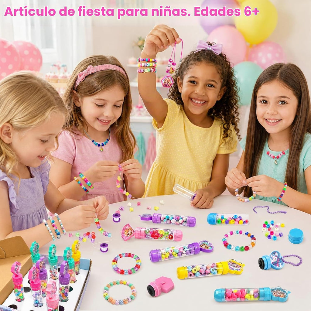 Marlrin 18 Pack Bracelet Wands con Stamps, 3-en-1 Bracelet Making Kit