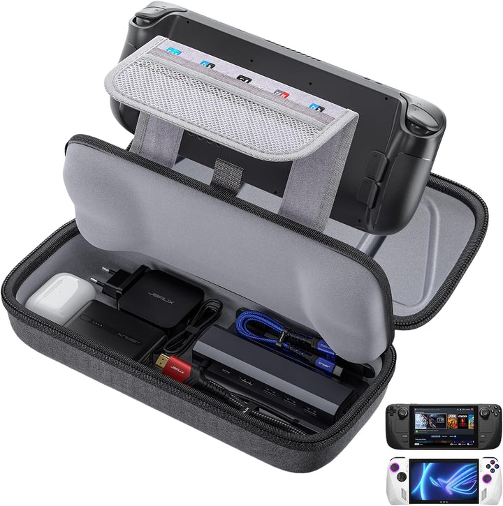 JSAUX Funda de transporte compatible con Steam Deck/ROG