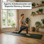 Esterilla de yoga extra grande XL, ancha y larga, extra gruesa
