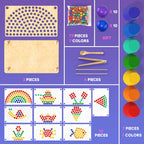 PRO100HOME - Juguetes Montessori de aprendizaje de madera