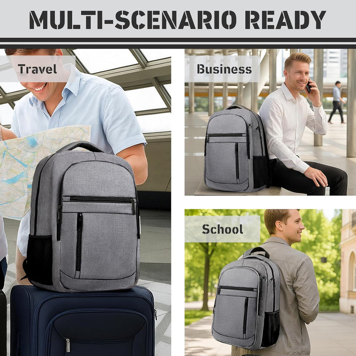 Bxiuna Mochila de viaje extra grande de 45L, bolsa expandible para...