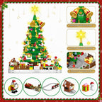 Calendario de Adviento 2026, juego de bloques de construcción de árbol de