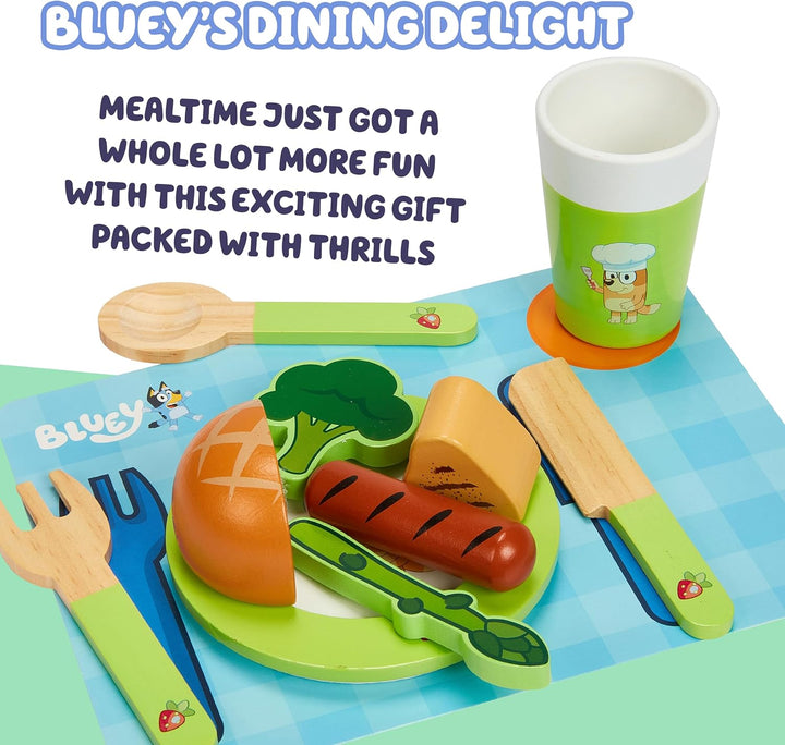 Bluey Frutas y verduras de juguete para niños pequeños, 32 piezas d...