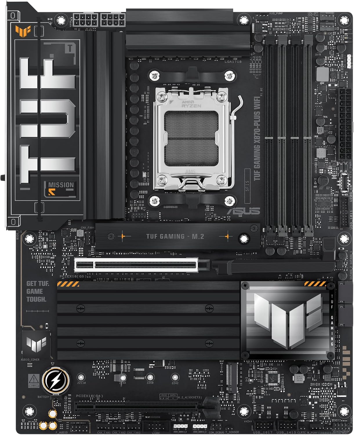 ASUS TUF Gaming X870-PLUS WiFi AMD AM5 X870 ATX Placa base, 16+2+1,...