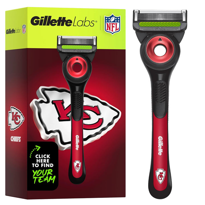 Gillette Labs Special NFL Chiefs Edition - Maquinilla de afeitar pa...
