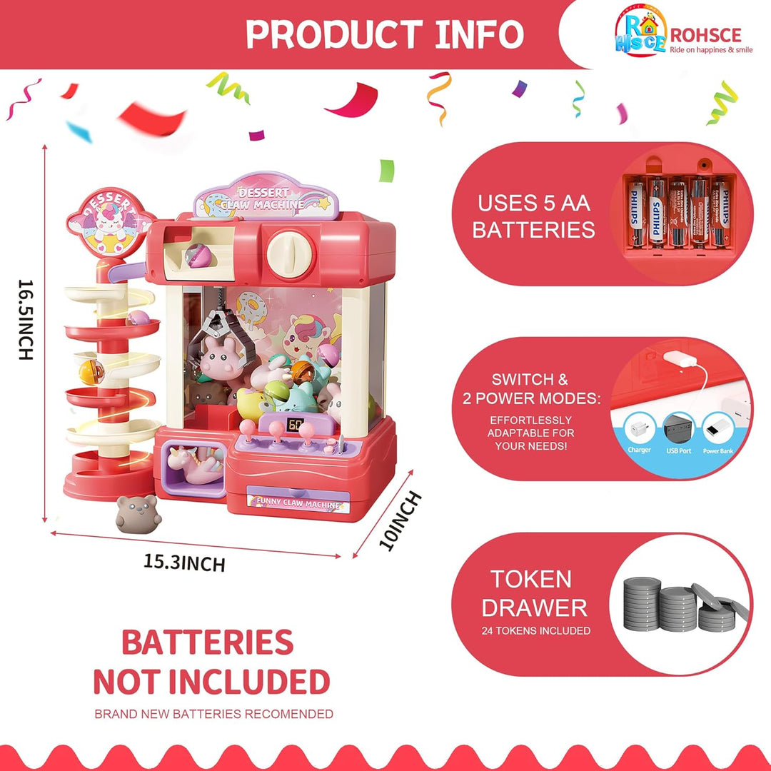 Máquina de garras para niños, mini máquina expendedora de juguete p...