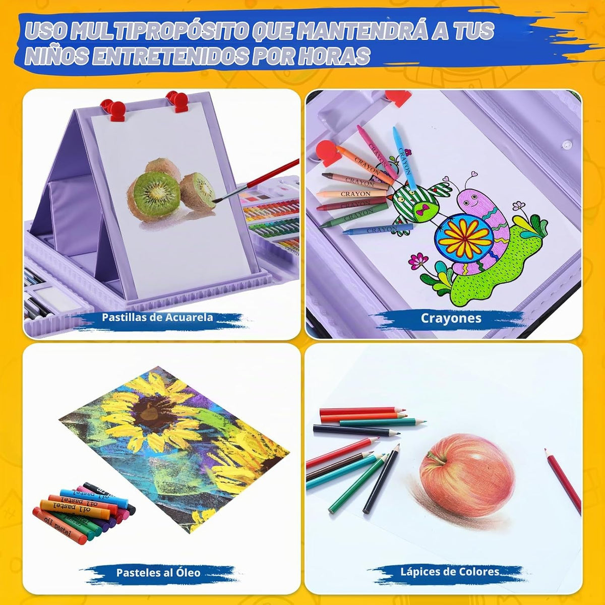 All en One Art Supplies Include Drawing Kit, Origami & Paper-Cutting Crafts