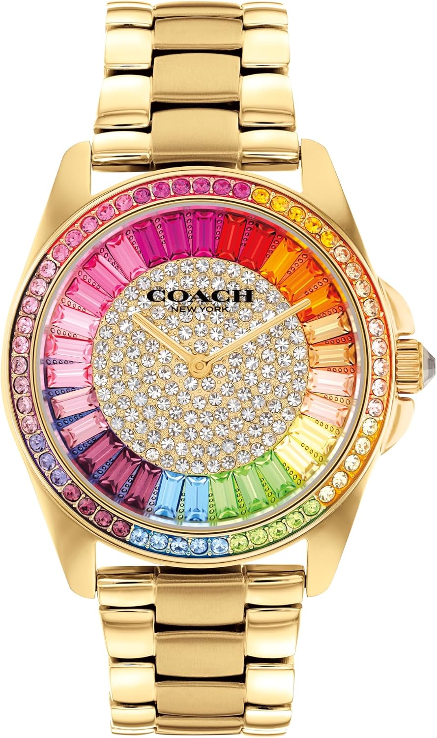 Reloj para Mujer Coach Greyson - Esfera 3H con Brazalete Signature C Link y Bisel de Cristal - Resistente al Agua 3 ATM/30 Metros - Reloj de Moda Premium para Estilo Diario - 36mm