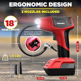 Bullseye Pro Max Deluxe Inflador de Neumáticos Portátil Compresor d...