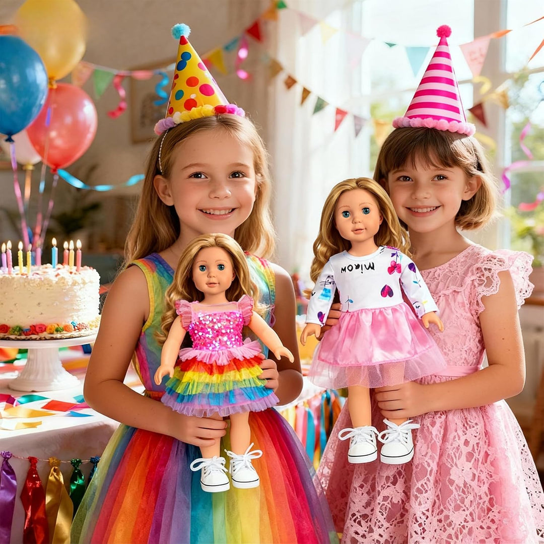 Ropa de muñeca de 18 pulgadas, accesorios para muñecas ARTST 18, ac...