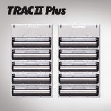 Gillette TRAC II Plus - Recargas de cuchilla de afeitar para hombre...