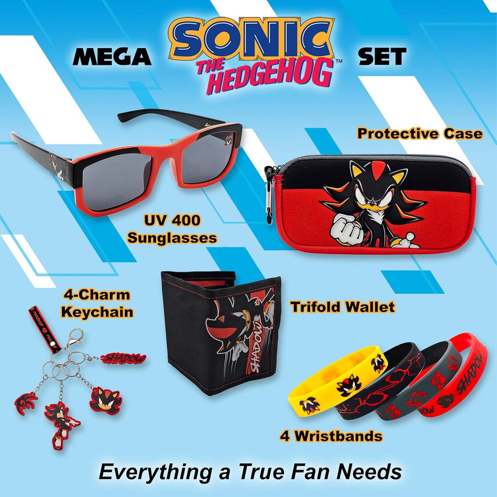 ARKAID Sonic 12 PC. Mega Set para niños, equipo oficial de Sonic o Shadow