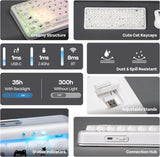 MechLands X Maorbeng X100 PRO - Teclado de membrana para juegos con...