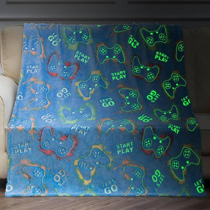 Jekeno Regalos de Juego para Niños y Adolescentes, Manta que Brilla...