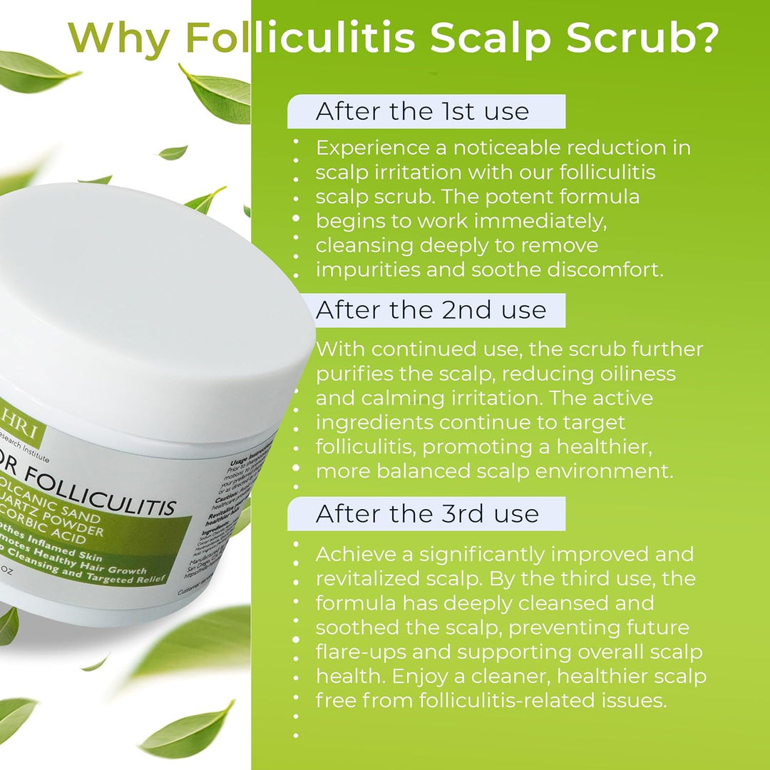 Exfoliante antifúngico del cuero cabelludo de la foliculitis pre-ch...