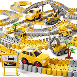 iHaHa - Juguetes de pistas de carreras de construcción para niños p...