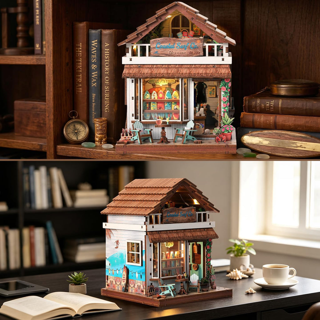 Mini House - Kit de casa de muñecas en miniatura, rompecabezas de