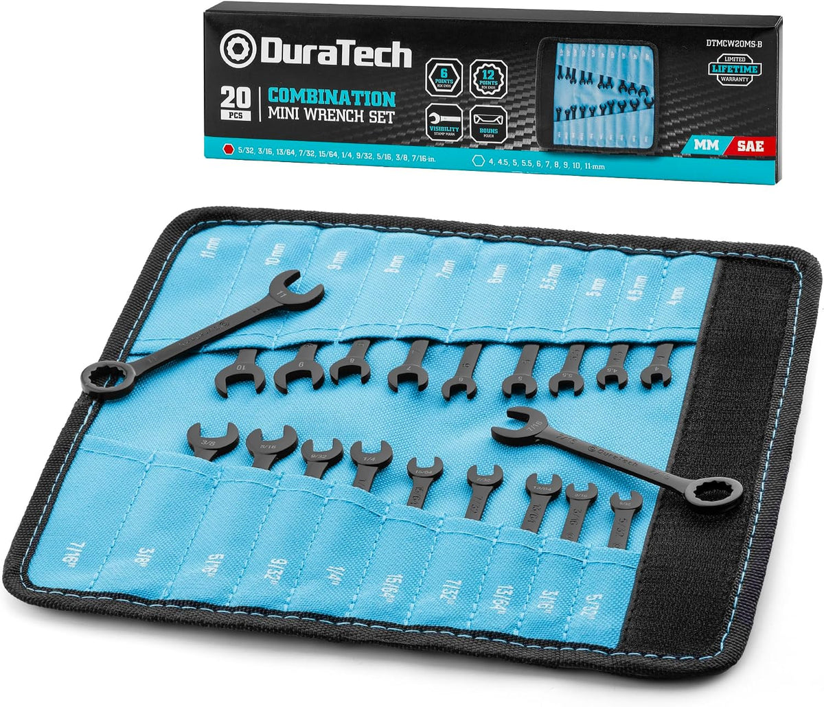 DURATECH Juego de llaves pequeñas, juego de llaves de encendido pequeñas
