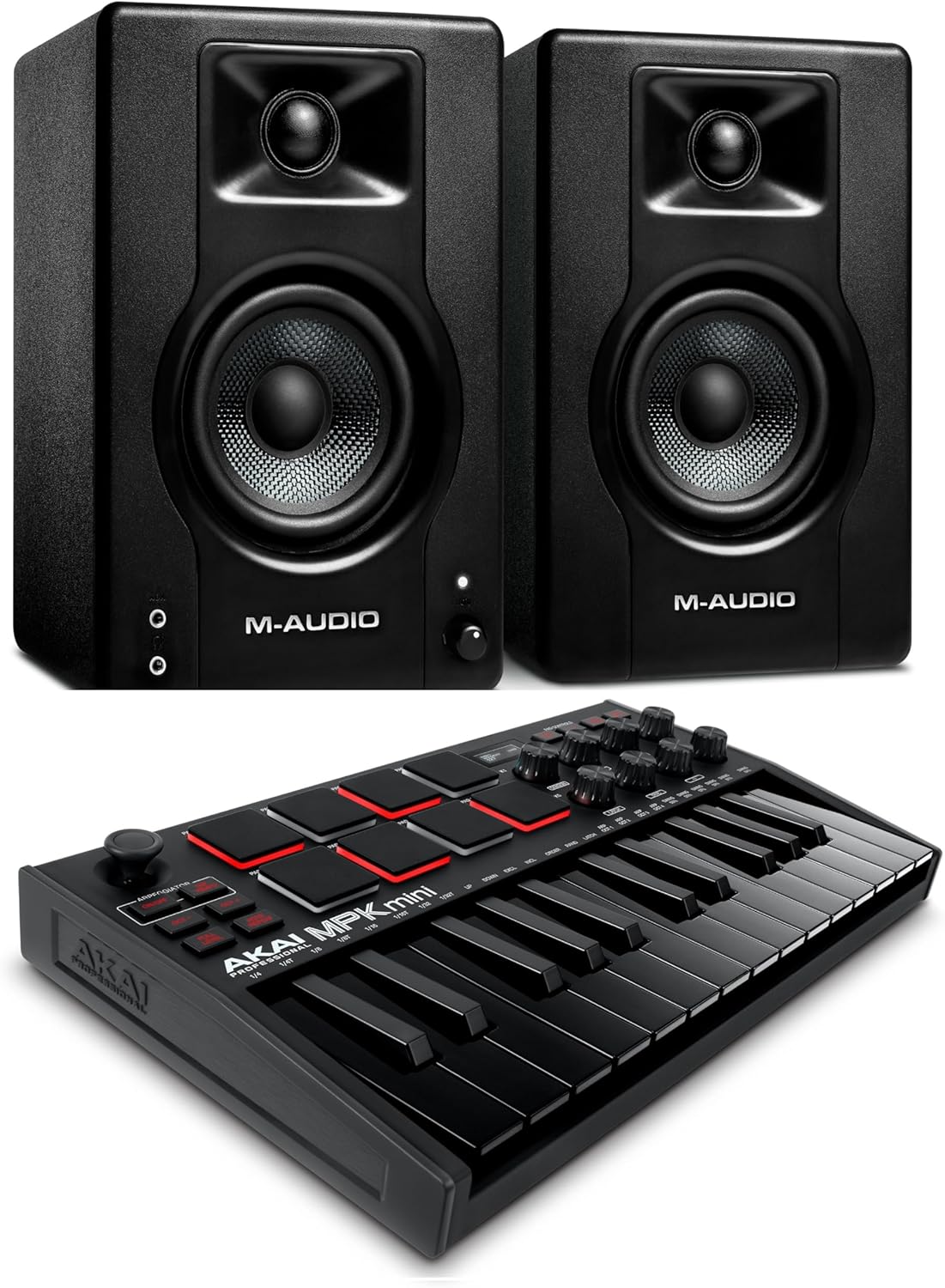 Paquete de estudio de grabación - Controlador de teclado MIDI USB A...