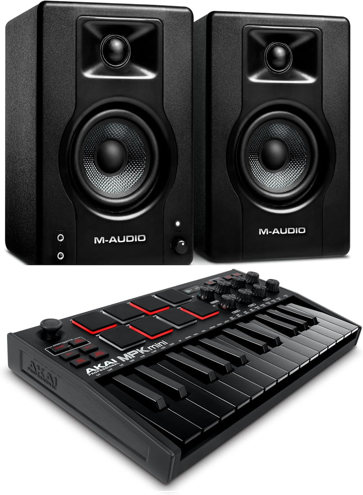 Paquete de estudio de grabación - Controlador de teclado MIDI USB A...